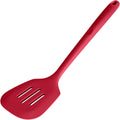 U-Taste Silicone Turner Slotted Spatula, 13.6" Long/3.7" Wide, Red