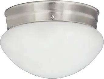 Miseno ML14272 1 Light 8" Wide Flush Mount Bowl Ceiling Fixture - Brushed Nickel
