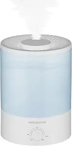 MEGAWISE Cool Mist Humidifier,Ultrasonic Humidifier with Aroma & LED Light