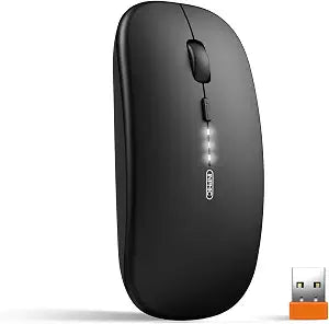 INPHIC Slim Wireless Mouse Rechargeable, 2.4G Silent Cordless