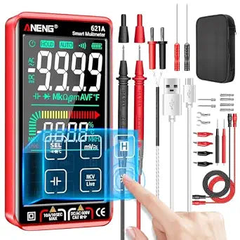 ANENG Digital Multimeter Smart Touch TRMS 9999 Count, Rechargeable with NCV