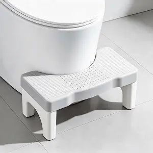 Squatting Toilet Stool for Adults, 6.7" Ergonomic Poop Stool, Non-Slip Portable Plastic Toilet Foot Rest Stool for Bathroom & Travel, Squatting Potty Stool for Adults Kids Improve Defecation Posture