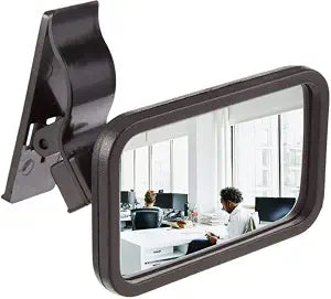 Clip-On Rear View Mirror for PC Monitors or Anywhere by Modtek (1 pack)