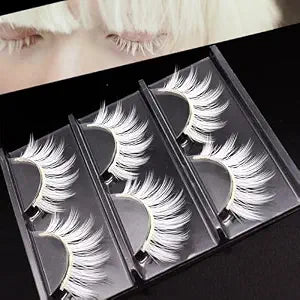 White False Eyelashes Eye lash Extension Tools for Halloween Cosplay