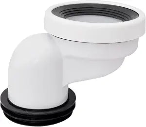 Milageto Full Flush Offset Toilet Flange, Change Place Connector, Easy Install Adapter Toilet Flange Shifter for Closestool Drain Pipe Urinals Repair, Remove 10cm