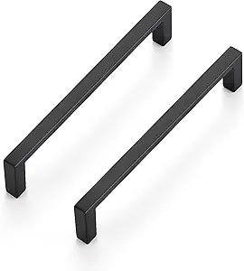 Ravinte Matte Black Cabinet Pulls Slim Cabinet Handles, 5 Inch CC, 30 Pack