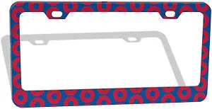 Phish Circles Car License Plate Frames for Men Women Metal Frames Funny Cars Plates