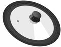 Multiâ€‘Size Tempered Glass Universal Cookware Lid