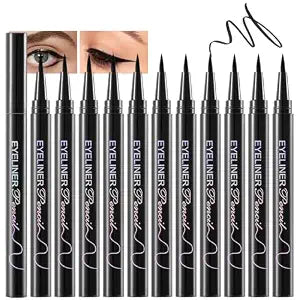 Liquid Eyeliner Setï¿½ï¿½ï¿½ï¿½ï¿½ï¿½ï¿½ï¿½ï¿½12 Pack Matte Black Eye Liner Penï¿½ï¿½ï¿½ï¿½ï¿½ï¿½ï¿½ï¿½ï¿½Eye Ink Liner with Ultra-Fine Tip Makeupï¿½ï¿½ï¿½ï¿½ï¿½ï¿½ï¿½ï¿½ï¿½Quick-Dry Eyeliner 