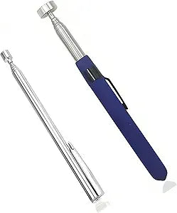 Adullpony Telescoping Magnetic Pickup Tool - Extendable Stick 2Pcs Includes 8LB & 2LB Magnet for Mechanics, Car Tools, Reaching Hard-to-Reach Areas