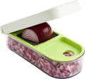Vidalia Chop Wizard Vegetable Chopper - Original As Seen On TV Food Dicer with 2 Stainless Steel Blades, Large 2-Cup Container, Cleaning Tool, Dishwasher Safe Onion & Vegetable and Fruit Cutter