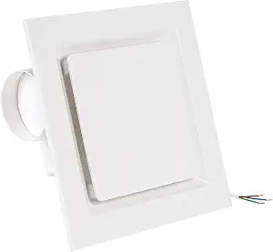 Nalle Ventilation Fan Ceiling Bathroom Exhaust Fan Extractor Fan (No Attic Access Required) (120 CFM 1.2 Sones) Style B