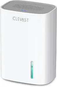 CLEVAST Small Dehumidifier for Bathroom, Bedroom, Quiet Operation, Portable