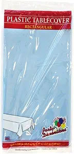 Party Dimensions Plastic Rectangular 54"x108" | Light Blue | 1 Pc Table Cover (41211)