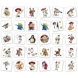60 Sheets Cute Toy Story Temporary Tattoos, 30 Designs 2 of Each, Cartoon Character Toy Story Fake Tattoos, Waterproof Body Stickers for Kids, Birthday Party Favors, Goodie Bag Fillers