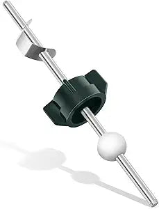 Lavatory Pop Up Center Piece Assembly with Pivot Rod, Bathroom Sink Stopper Replacement Kit, Compatible with Price Pfister Pop up Stopper and Other Popular Brands