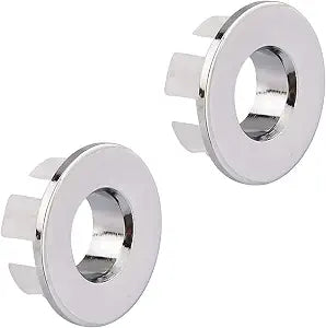 2 Pack Bathroom Sink Basin Trim Overflow Ring Cover Round