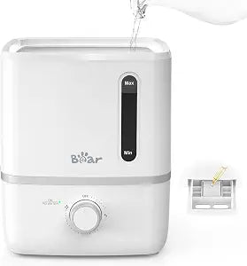 Bear 2.5L Cool Mist Humidifier & Oil Diffuser for Bedroom, White