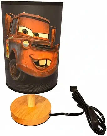 Table Lamp Bedside Night Light Wood Base Great Mater Decor or Gifts