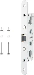 2 Point Bolt Mortise Lock Body Fit Pella Storm Doors, All White