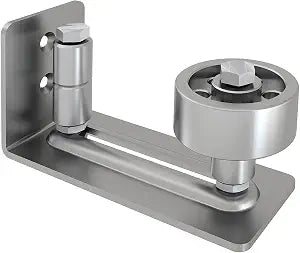 JUBEST Sliding Door Hardware Stainless Steel Barn Door Floor Guide Flush Mount Stay Roller Wall Mount 8 in 1 Floor Guide Bottom Adjustable Roller