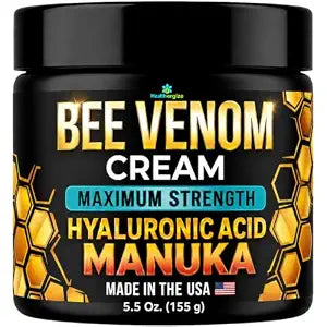 Bee Venom Cream Maximum Strength With Manuka & Hyaluronic Acid-Made In USA