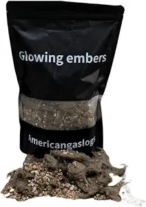 Glowing Embers 7 oz Bag for Gas Logs-Gas Fireplace