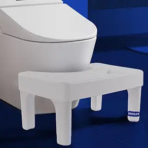 6.7 Inch Toilet Stool for Bathroom,Hoissuem Non-Slip Potty Stool for Pooping,Hoissuem Toilet Step Stool for Adults/Seniors/Kids