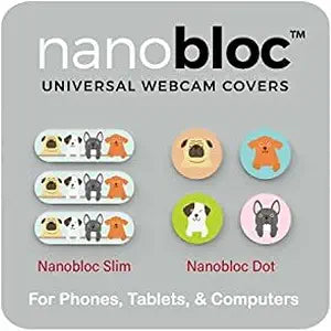 Eyebloc Laptop Camera Cover - 7 Pieces, Dog - Camera Privacy Cover & Webcam Block for Laptop & Tablet - Dog Webcam Blocker - Computer Accessories