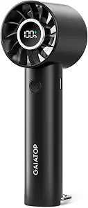 Gaiatop Portable Mini Fan, 3 Speed USB Rechargeable Handheld Fan with Light