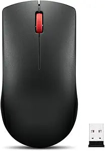 Lenovo Wireless Mouse (WL150) - 2.4G Nano USB-A Ambidextrous Ergonomic Mouse  3-Million Clicks, 1,000 DPI  Portable Compact Cordless Design - Computer & Laptop Accessories