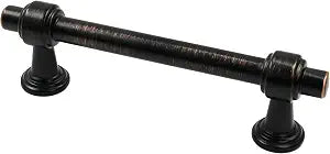 Alzassbg 3-3/4" Oil Rubbed Bronze Cabinet Pulls 10 Pack, AL3505ORB