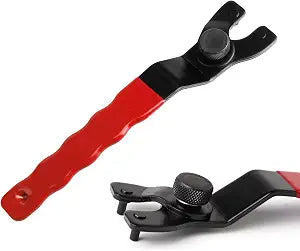 Adjustable Pin Wrench for Angle Grinder Machine,Grinder Spanner Wrench (Red)