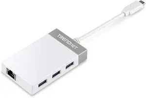 TRENDnet USB C to Ethernet Gigabit Adapter, TUC-ETGH3