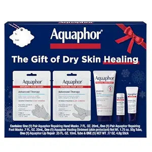 Aquaphor Holiday Skincare Gift Pack, Variety, 5 Piece Self Care Gift Set