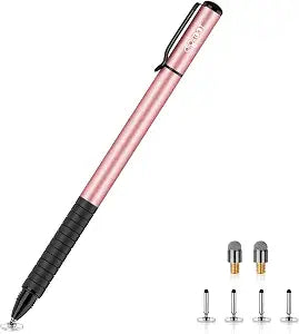 DIGIROOT Universal Stylus, 2-in-1 Disc Stylus Pen for Touchscreen