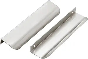 Ravinte Silver Finger Edge Pulls Drawer Edge Pulls 150mm/5.9 inch 6 Pack