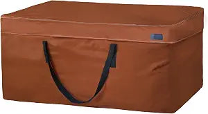 NettyPro Outdoor Patio Cushion Storage Bags Water-Resistant Large Storage Bag with Zipper and Handle for Patio Furniture Cushion Christmas Tree 7.5 Ft, 50 x 15 x 25 Inch, Brown