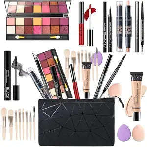 Makeup Set for Women, Makeup Kit for Women Full Kit, Travel Makeup Set, Makeup Gift Set for Girls, 14-Color Eyeshadow Palette, Lip Gloss, Eyebrow Pencil, Contour Stick, Face Make up 03
