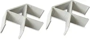 Lorell 90-Degree Panel Connectors, Gray