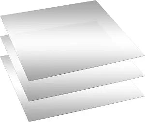 Yookeer 3 Pcs Two Way Mirror, 12x12x0.04 in Acrylic Sheet, 30% Transparent