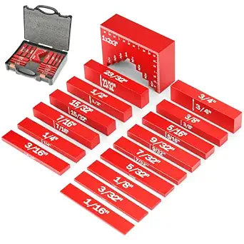16Pcs Setup Blocks Height Gauge, Router & Table Saw Accessories