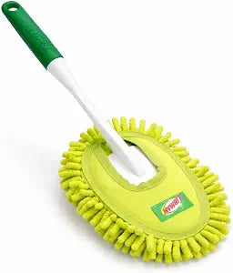 LIBMAN Microfiber Duster for Car Cleaning - Reusable Washable Hand Duster for Furniture, Screens, Shelves, Blinds - Traps Dust & Allergens