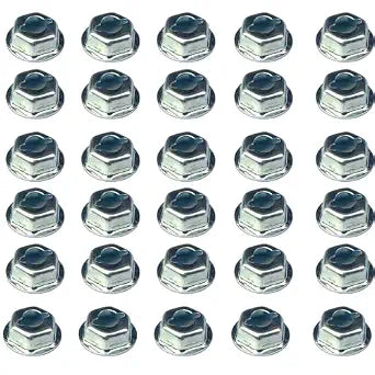 Emblem & Trim PAL Nuts,Fits 3/16" Studs- 3/8" Hex Replacement GM 1303 (Fits 3/16" Studs-30PCS)