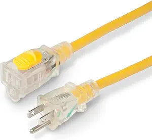 Marinco 150025 Extension Cord, 15A, 14/3, Locking, Lighted, 25'