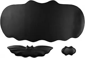 Bat Mouse Pad, 3 in 1 PU Leather Mousepad with Keyboard Wrist Rest