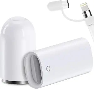 Magnetic Replacement Cap and Charger Adapter for Apple Pencil 1st Generation (with Silicone Protective Cap Holder) For Tablet