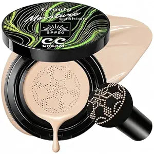 Cushion Foundation with SPF 50+, Full Coverage Korean Makeup BB Foundation