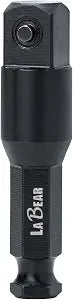LABEAR 7/16" Hex to 1/2" Square Drive Impact Socket Adapter, Cr-V Steel