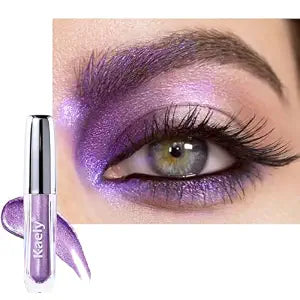 evpct Violet Purple Metallic Shimmer Liquid Eyeshadow Eyeliner for Women 05